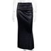 High-Waisted Draped Midi Skirt for Women Elegant Slimming Bodycon Straight Skirt European American Style Autumn Winter Hot Selling_ecoleips.com