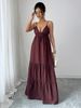 Elegant And High-End Halter Long Dress For Women's Wear Spring/Summer 2026_ecoleips.com
