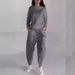 Autumn Fashion Lace-Up Multi-Pocket Trendy Sporty Solid-Color Casual Pants Set_ecoleips.com
