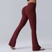 Women's Clothing New Peach Hip Lifting Yoga Flared Pants Fitness Sports Wide Leg Flared Pants High Waist Quick Drying Yoga Pants_ecoleips.com