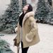 girl 2025 Winter Foreign Trade Lamb Wool Hooded Fleece Parka New Down Jacket Women's Workwear Cotton Coat Trendy_ecoleips.com