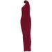 Fashion Sexy Backless Halter Strap Dress Bodycon Long Dress With Ribbon For Trendy Girls Y2K Streetwear_ecoleips.com