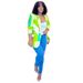 Women's Clothing Long-sleeved Printed Small Suit Small Jacket_ecoleips.com