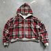 2025 Autumn Winter New Fashion Hooded Zipper Plaid Patchwork Reversible Sweatshirt For Men_ecoleips.com
