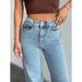Women's plus Size Straight Leg Jeans Trendy Wide Leg Floor Length Loose Trousers New Style Casual Denim_ecoleips.com