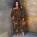 Women's Clothing ZQK2558 Hot sale sexy slim backless hook flower print large size jumpsuit_ecoleips.com