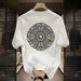 women's High-quality Round-neck Pullover Short-sleeved T-shirt_ecoleips.com