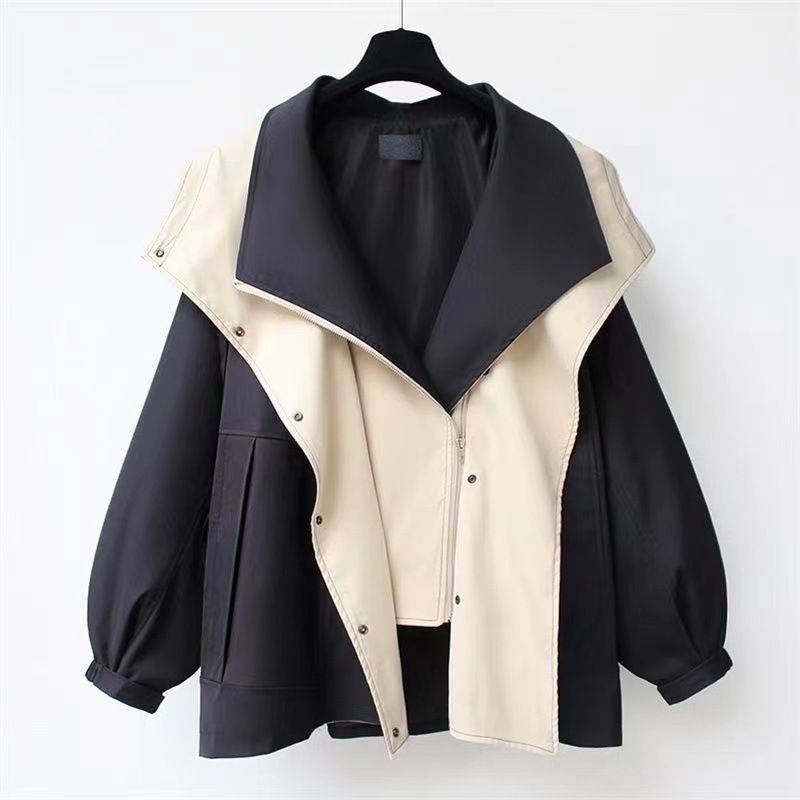 Women's Clothing autumn clothing brand counter waist mid length windbreaker version of high end women's spring and autumn clothing coat_ecoleips.com