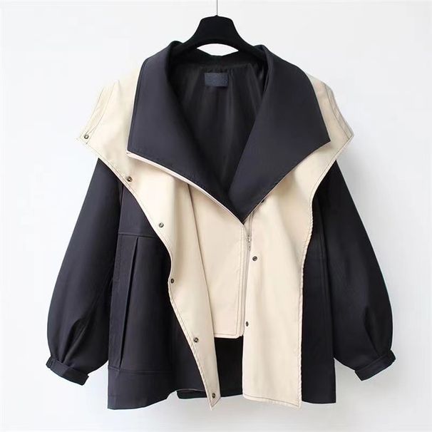 Women's Clothing autumn clothing brand counter waist mid length windbreaker version of high end women's spring and autumn clothing coat_ecoleips.com