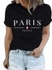 European And American Cross-border Foreign Trade Wholesale Clothing, Letter Pattern Round Neck Plus Size Short-sleeve_ecoleips.com