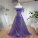 Women's Clothing One Shoulder Fishtail Long Skirt Light Luxury Temperament Host Beaded Sequin Dress_ecoleips.com