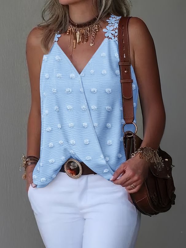 2026 Elegant Fashion New Spring And Summer Women's Lace Shoulder Strap Sexy Strapless Shirt Jacquard Vest_ecoleips.com