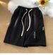 Women's Clothing Sports Shorts Women Summer Thin Loose Couple Pants Straight Wide Leg Pants Shorts Men's Outer Wear_ecoleips.com
