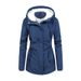 girl Parka Autumn Winter Lamb Wool Jacket European Size Thickened Fleece Cotton Women Casual Hooded Coat Mid-Length_ecoleips.com