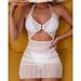 Women's Sexy High-Waist Bikini Set With Skirt Sun Protection Swimwear (European & American Style)_ecoleips.com