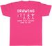 Women's T-Shirts Drawing Where Stick Figures Come To Life Funny Mens T-Shirt Tee Gift Top_ecoleips.com