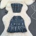 Women's Clothing Personality, Fashionable, Sexy, One Shoulder Tube Top Denim Vest Suit, High Waist, Slimming A Line Skirt_ecoleips.com