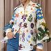 2026 Spring New Collection: Cross-Border European And American Foreign Trade Clothing, Elegant Commuting Lapel Printed_ecoleips.com