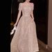 Elegant Square Neck Wedding Dress - Slim Fit Bridal Gown With Sparkling Sequins (A-Line Silhouette Lightweight Tulle For Ceremony & Evening Banquet)_ecoleips.com
