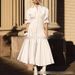 Elegant Bodycon Midi Dress With High Waist & Long Sleeves - Sexy White Party & Evening Gown For Women_ecoleips.com