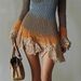 European And American Women's Clothing Independent Site 2026 Spring/Summer Long-Sleeve Knitted V-Neck Short Skirt_ecoleips.com