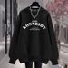 Women's Crew Neck Sweatshirt Fleece Lined Thickened Casual Top Loose Stylish Versatile for Spring Autumn Winter_ecoleips.com