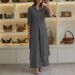 Women's Clothing Women's New Summer And Autumn Urban Elegant Cotton And Linen Slim Waist Long Sleeved Shirt Wide Leg Pants Suit Female_ecoleips.com