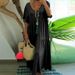 Women's Spring And Summer V-Neck Swing Dress – Flowy Long Dress In Multi-Colors For Spring & Summer_ecoleips.com
