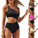 One-Shoulder Monokini – Sexy Solid Color Swimsuit For Women (S-XXL, Multiple Colors Available)_ecoleips.com