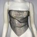 Women's Clothing Girl Rhinestone Fishnet Small Sling Nightclub Sexy Cool Top Female Diamond Chain Small Vest_ecoleips.com