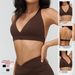 Women's Clothing Nude Yoga Bra Crossover V Neck Backless Fitness Running Sports Bra For Women Fashion For Formal & Casual For Women_ecoleips.com
