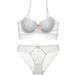 girl Cross-Border Sexy Lingerie Hollow Lace Small Chest Enhancing Push-Up Thin Top Thick Bottom Side Breast Collection Lift_ecoleips.com