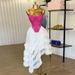 Women's American Style Casual Camisole Top & Irregular Skirt Set Fashionable Pleated Knee-Length Skirt Spring/Autumn Summer Wear_ecoleips.com