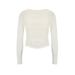 Hot Girl Retro Sexy Long-sleeve Top Women, Autumn And Winter Style, Suitable For Outerwear Or As Base Layer, With A_ecoleips.com