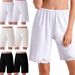 Summer Women Satin Lingerie Pajamas Short Pants Pettipants Culotte Sleep Bloomers Half Slip Under Shorts Culotte For Women_ecoleips.com