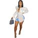 Fashionable Sexy Solid Color Long Sleeved V Neck Shirt Single Breasted Base Layer White Irregular Hem V Sleeve Blouse_ecoleips.com