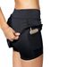 Women's Clothing Solid Color Two Piece Pocket High Waist Leggings Skirt Pants Large Size_ecoleips.com