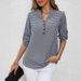 2026 European And American Cross-Border Foreign Trade Women's Vintage Elegant Plaid Shirt_ecoleips.com