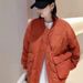 Plus Size Fat Sister European Style Melard Jacket Women 2025 Spring Winter Down Cotton Coat Top_ecoleips.com