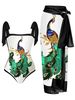 2026 Printed One Piece Swimsuit Women & Beach Skirt 2 Pieces Swimwear Female Sexy Bathers Bathing Swimming Swim Suit Beachwear_ecoleips.com