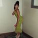 Women's Clothing Long Skirt Women's One Shoulder Halter Neck Fur Hem Dress Sexy Women's Clothing_ecoleips.com