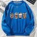 round-neck Sweatshirt, Autumn Winter Style, Fleece-lined And Thickened, 2025 New Women's Clothing,_ecoleips.com
