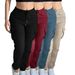 Women's Cargo Pants – High-Waisted Drawstring Joggers, Lightweight Polyester Blend For Hiking & Streetwear (Black/Beige/Red/Teal, S-XXL)_ecoleips.com