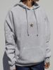 Leopard Print Star Drop Shoulder Hooded Sweatshirt European American Street Style for Men And Women Casual Pullover Five Pointed_ecoleips.com