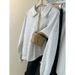 Chic Retro Hong Kong Style Long-sleeve Sweatshirt For Women, Spring Autumn Korean Version, Loose And Slimming, Thin Polo_ecoleips.com