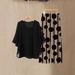 European And American Style Women's Chiffon Suit Hot Selling Item Fashionable Elegant Loose Fit Simple Stylish Set for Women_ecoleips.com
