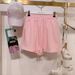 Women's Clothing Hot Diamond High End Design Drawstring Pants For Women 2022 Spring New Style Versatile High Waist Casual Loose Wide Leg Shorts_ecoleips.com