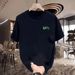 New Cotton Fashion Sense Printing Short-sleeved T-shirt Unisex Men Summer Tide Loose Hundred Tops_ecoleips.com