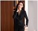 Women's Blue Slim Fit Professional Suit Set - Elegant Blazer & Pants For Office & Formal Occasions_ecoleips.com