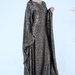 Women's Clothing Elegant Batwing Sleeve Leopard Print Maxi Dress With Scarf - Polyester Flowy Long Dress For Women, Office & Casual Wear_ecoleips.com